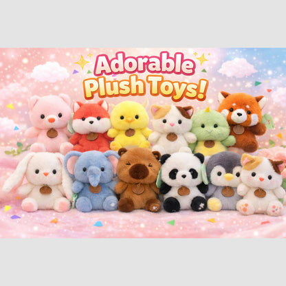 MyKids-USA® 6.5” Scented Animal Plush Toy – Super Soft PP Cotton, MyKids-USA®, Stuffed Animals, MyKids-USA -  -  -  -  -  -  - .