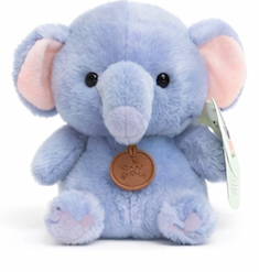 MyKids-USA® 6.5” Scented Animal Plush Toy – Super Soft PP Cotton, MyKids-USA®, Stuffed Animals, MyKids-USA - Color - Elephant (Baby Blue) -  -  -  -  - PLS-16-ELP-BBL.