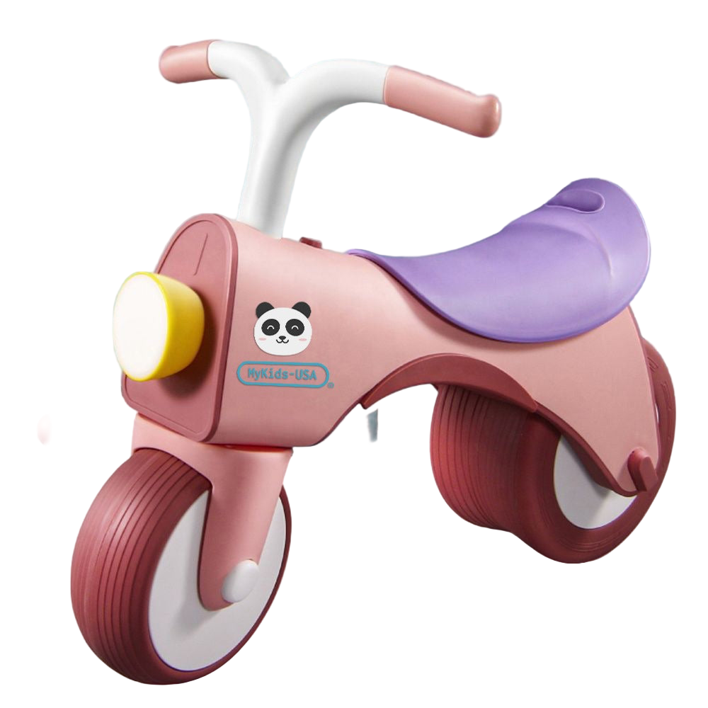 bicycle no pedals MyKids-USA 5-in-1 Musical Balance Bike with Wide Wheels – No Pedals, Anti-Rollover Safety