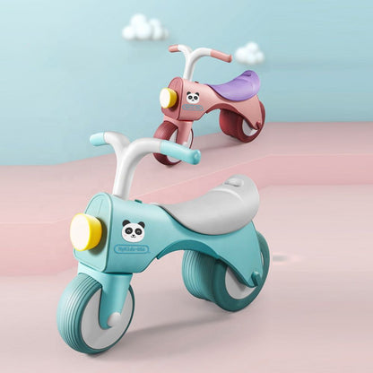 bicycle no pedals MyKids-USA® 5-in-1 Musical Balance Bike with Wide Wheels – No Pedals,