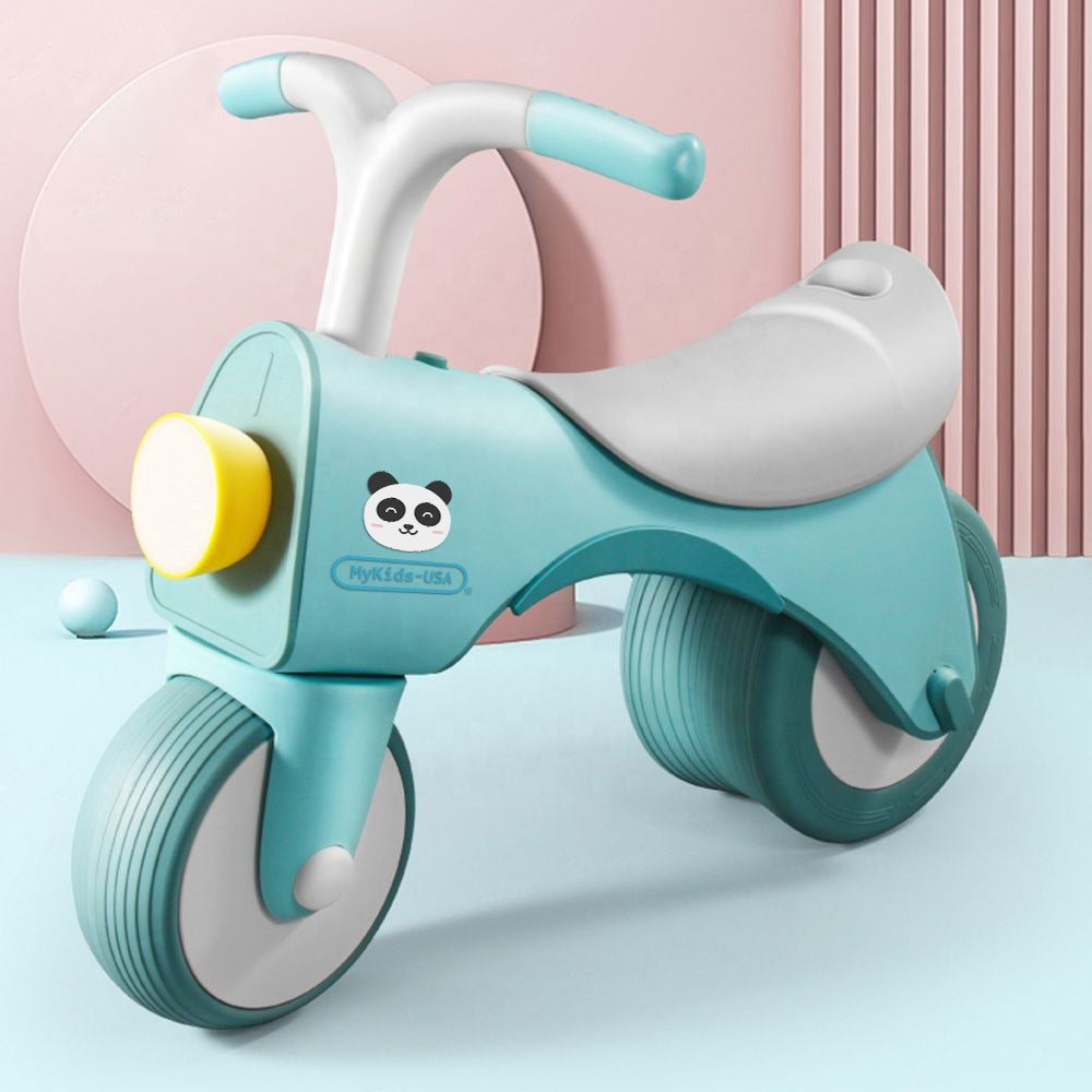 MyKids-USA 5-in-1 Musical Balance Bike – Wide Wheels, Lights & Anti-Rollover Safety., MyKids-USA®, Balance Bike, MyKids-USA - Size/Age - 1-3Y - Color - Blue -  -  - BB1820
