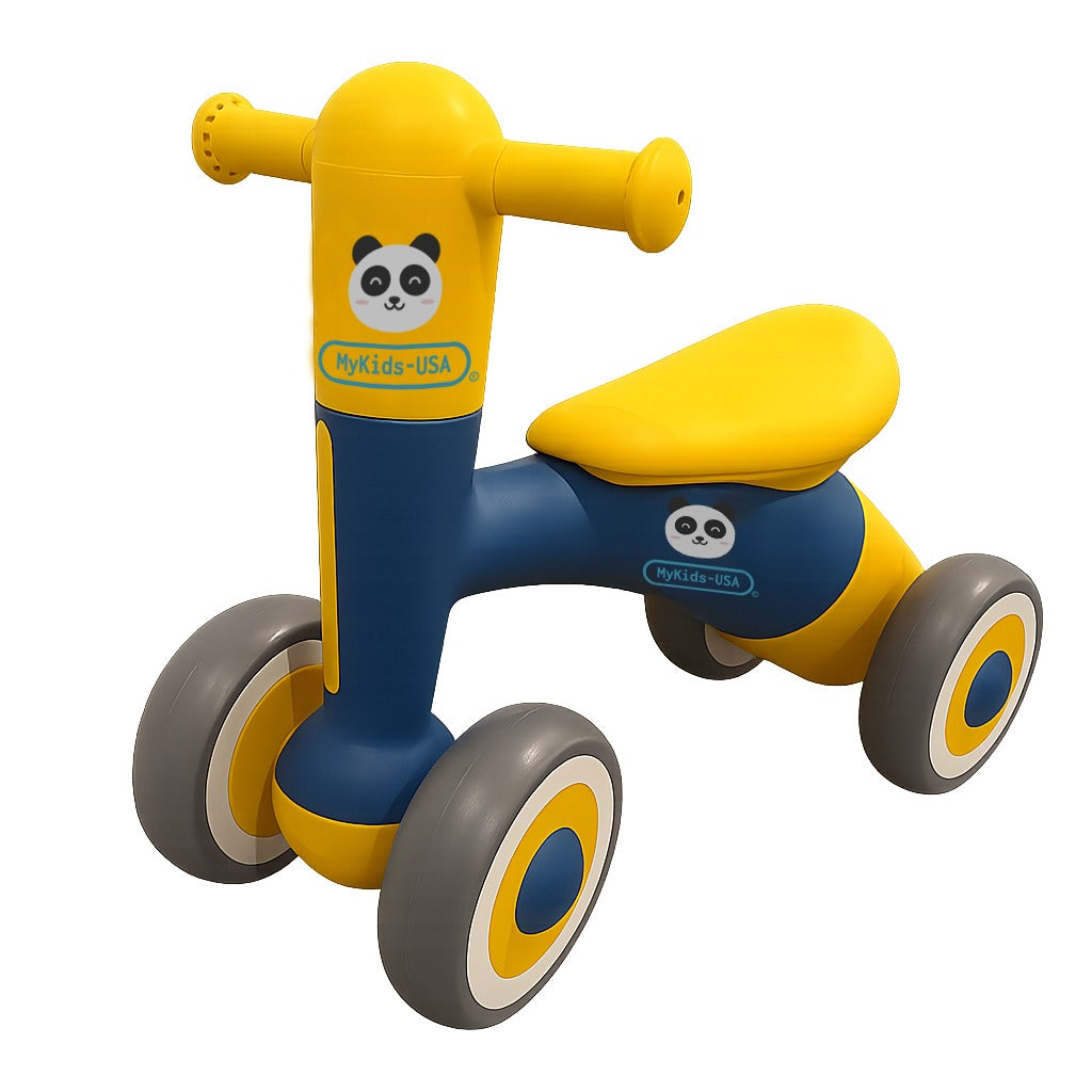 MyKids-USA Adjustable Balance Bike for Toddlers – Lightweight Frame, EVA Wheels, for Ages 18 Months–3 Years, MyKids-USA®, Balance Bike, MyKids-USA - Color - Blue/Yellow - Size/Age - 1.5-3Y -  -  - BB1845