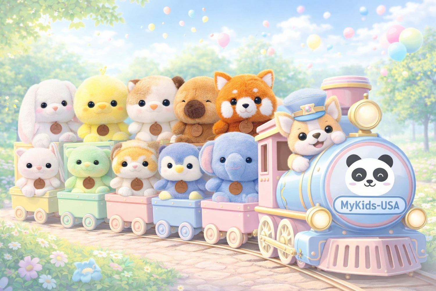 MyKids-USA® 6.5” Scented Animal Plush Toy – Super Soft PP Cotton, MyKids-USA®, Stuffed Animals, MyKids-USA -  -  -  -  -  -  - .