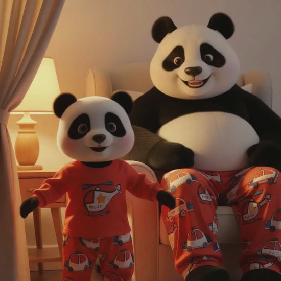 MyKids Panda Reel MyKids-USA® Police Adventure Long Sleeve Kids Pajama Set –  Patrol Cars & Helicopter Design