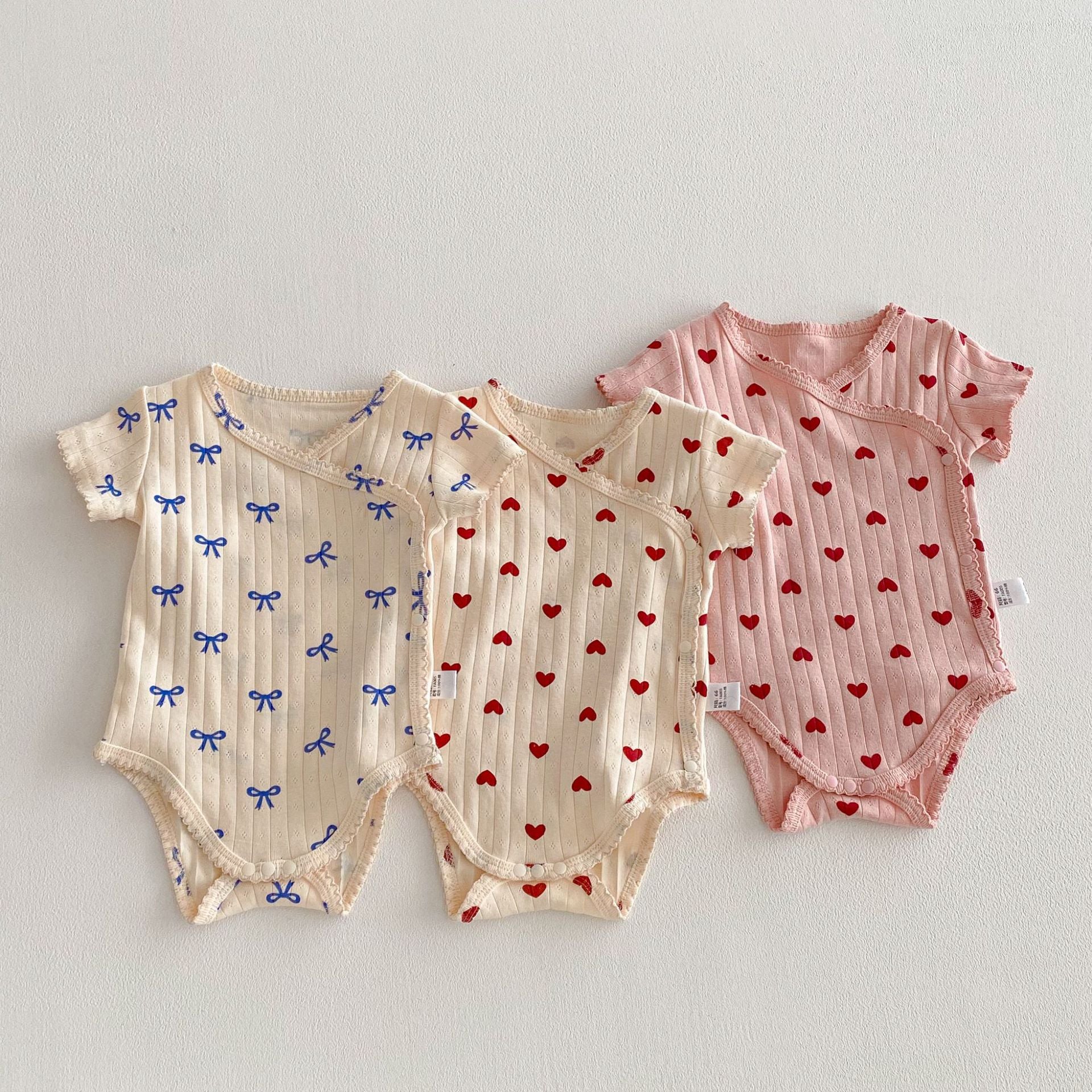 Arrival Summer Baby Girls Butterfly-bows Pattern Sleeveless or Short Sleeves Bodysuit, MyKids-USA®, Bodysuits, MyKids-USA -  -  -  -  -  -  - .