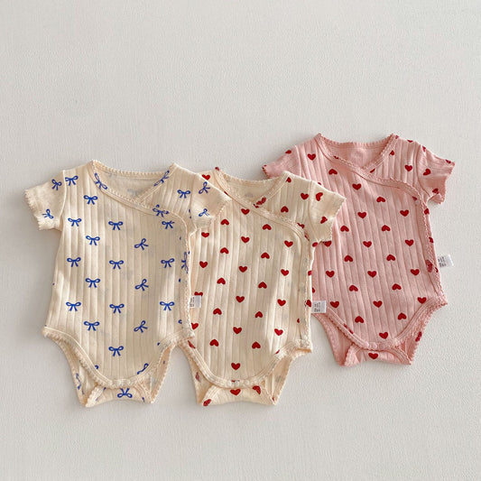 Arrival Summer Baby Girls Butterfly-bows Pattern Sleeveless or Short Sleeves Bodysuit, MyKids-USA®, Bodysuits, MyKids-USA -  -  -  -  -  -  - .