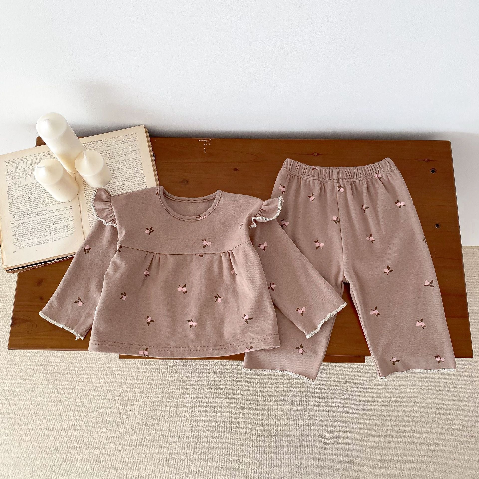 Spring and Autumn Baby Kids Girls Casual Floral Pattern Top and Pants Clothing Set, MyKids-USA®, Baby & Toddler Outfits, MyKids-USA -  -  -  -  -  -  - .
