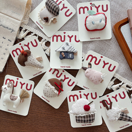 Cartoon Cartoon Cloth Design Hair Clips for Girls – Cute Style Side Hair Accessories, MyKids-USA®, Hair Pins, Claws & Clips, MyKids-USA -  -  -  -  -  -  - .