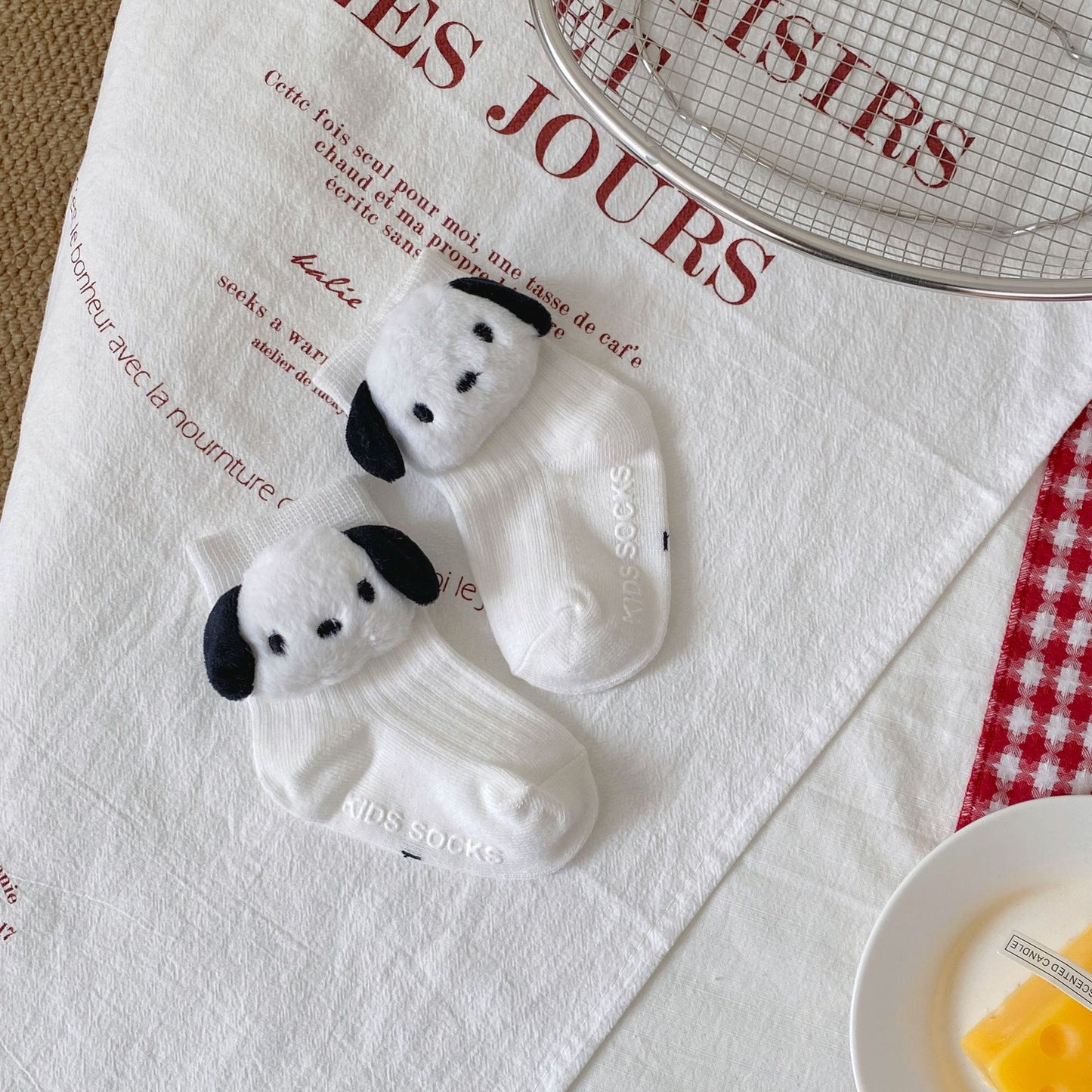 Autumn and Spring Baby Unisex Breathable Simple Cartoon Pattern Socks, MyKids-USA®, Baby & Toddler Socks & Tights, MyKids-USA - Size/Age - S (0-1Y) - Color - Beige -  -  - TR2512062305-A.