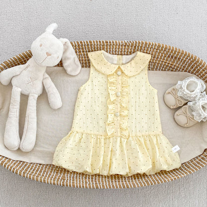 Summer Arrival Baby Girls Sleeveless Dots Pattern Dress, MyKids-USA®, Baby & Children's Dresses, MyKids-USA -  -  -  -  -  -  - .