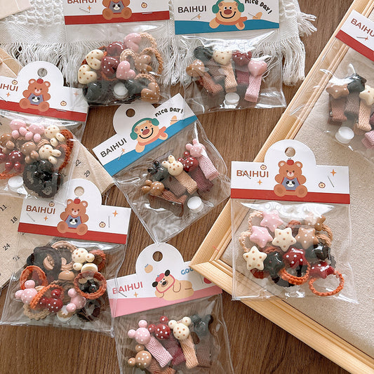 Collection of Versatile Cute Cartoon Small Children’s Star Hair Clip and Lace Baby Headband, MyKids-USA®, Hair Pins, Claws & Clips, MyKids-USA -  -  -  -  -  -  - .