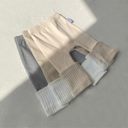 Arrival Baby Boy And Girl Solid Color/Color Patchwork Winter and Autumn Casual Elastic Pants