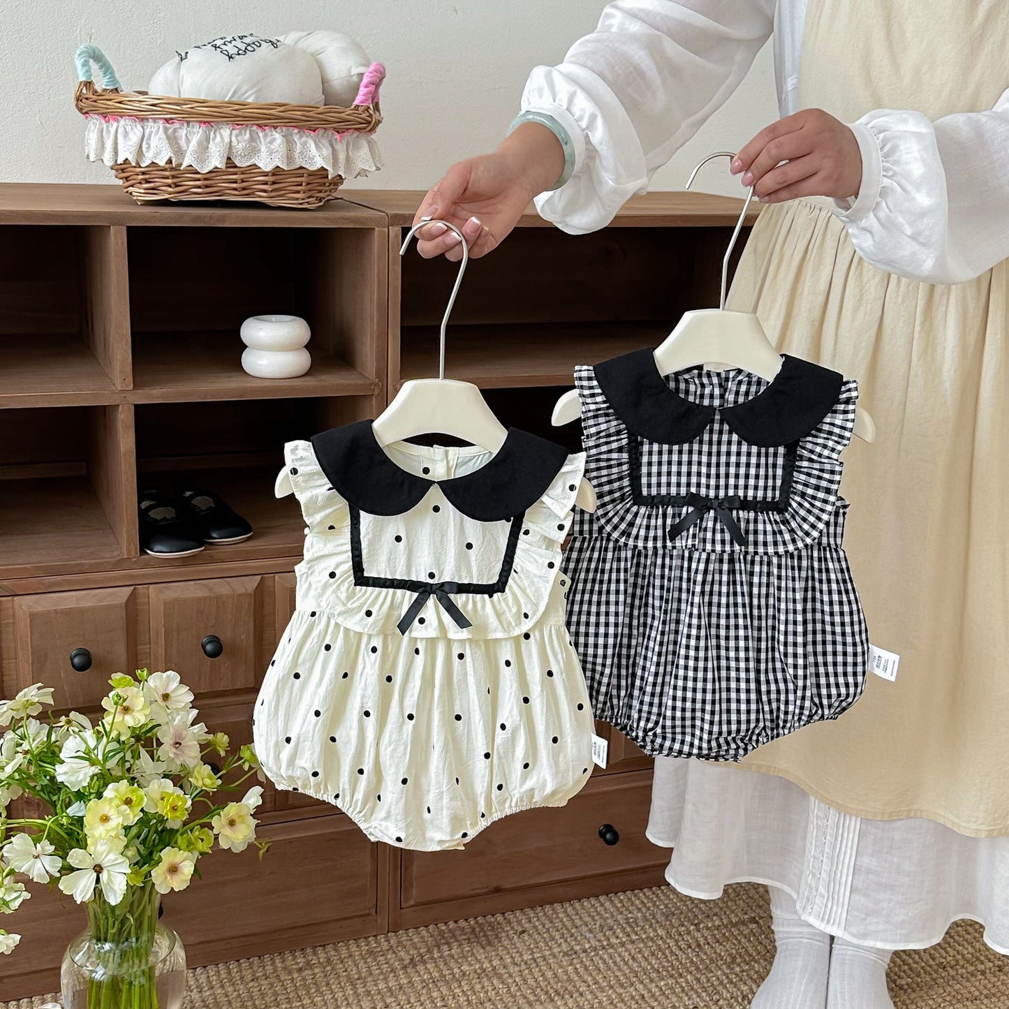 Design Summer Baby Kids Girls Sleeveless Geometric Pattern Bodysuit, MyKids-USA®, Baby & Children's One-Pieces, MyKids-USA -  -  -  -  -  -  - .