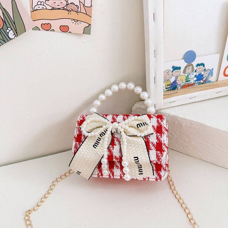 Stylish And Versatile Carry-On Girls Portable Red Crossbody Handbag, MyKids-USA®, Handbags, MyKids-USA - Size/Age - Average Size (3-8Y) - Color - Green -  -  - TR2403232333-C