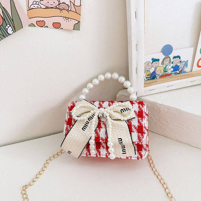 Stylish And Versatile Carry-On Girls Portable Red Crossbody Handbag, MyKids-USA®, Handbags, MyKids-USA - Size/Age - Average Size (3-8Y) - Color - Green -  -  - TR2403232333-C