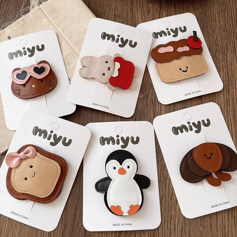 Arrival Hair Clip – Adorable Leather Cartoon Accessories, MyKids-USA®, Hair Pins, Claws & Clips, MyKids-USA -  -  -  -  -  -  - .