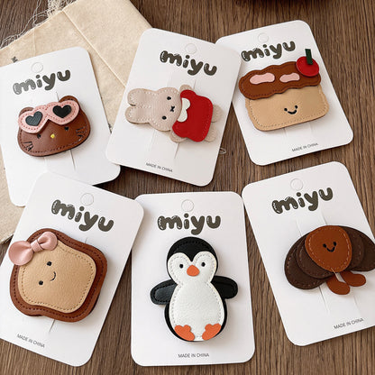 Arrival Hair Clip – Adorable Leather Cartoon Accessories, MyKids-USA®, Hair Pins, Claws & Clips, MyKids-USA -  -  -  -  -  -  - .