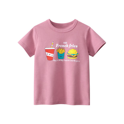 Baby Boy Cartoon Various Style Summer Quality T-Shirt