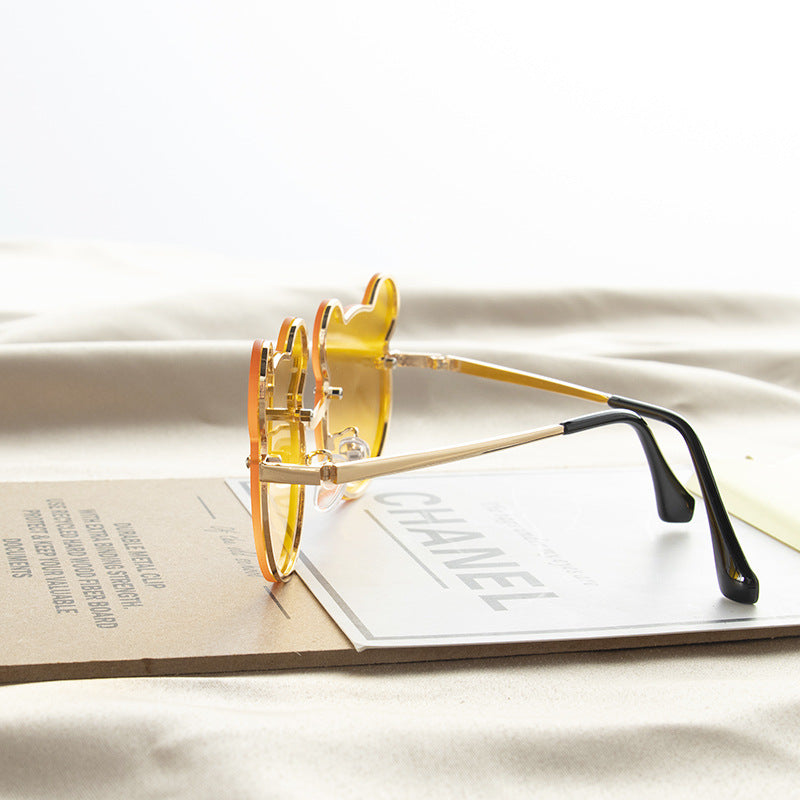 Girls Colorful Lenses Cartoon Frame Shape Fashion Sunglasses, MyKids-USA®, Sunglasses, MyKids-USA -  -  -  -  -  -  - 