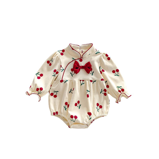 Floral Pattern Style Long Sleeve bodysuit, MyKids-USA®, Baby One-Pieces, MyKids-USA -  -  -  -  -  -  - .