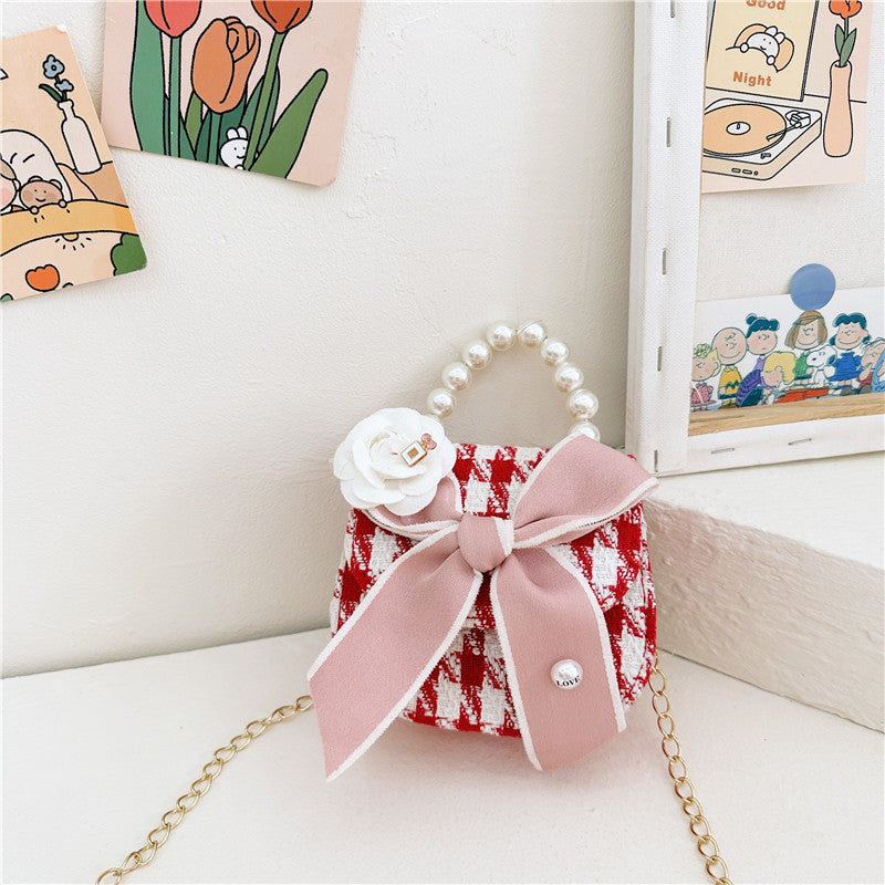 Stylish And Versatile Carry-On Girls Portable Red Crossbody Handbag, MyKids-USA®, Handbags, MyKids-USA - Size/Age - Average Size (3-8Y) - Color - Ivory -  -  - TR2403232333-F