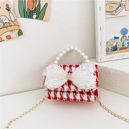 Stylish And Versatile Carry-On Girls Portable Red Crossbody Handbag, MyKids-USA®, Handbags, MyKids-USA - Size/Age - Average Size (3-8Y) - Color - Khaki -  -  - TR2403232333-E