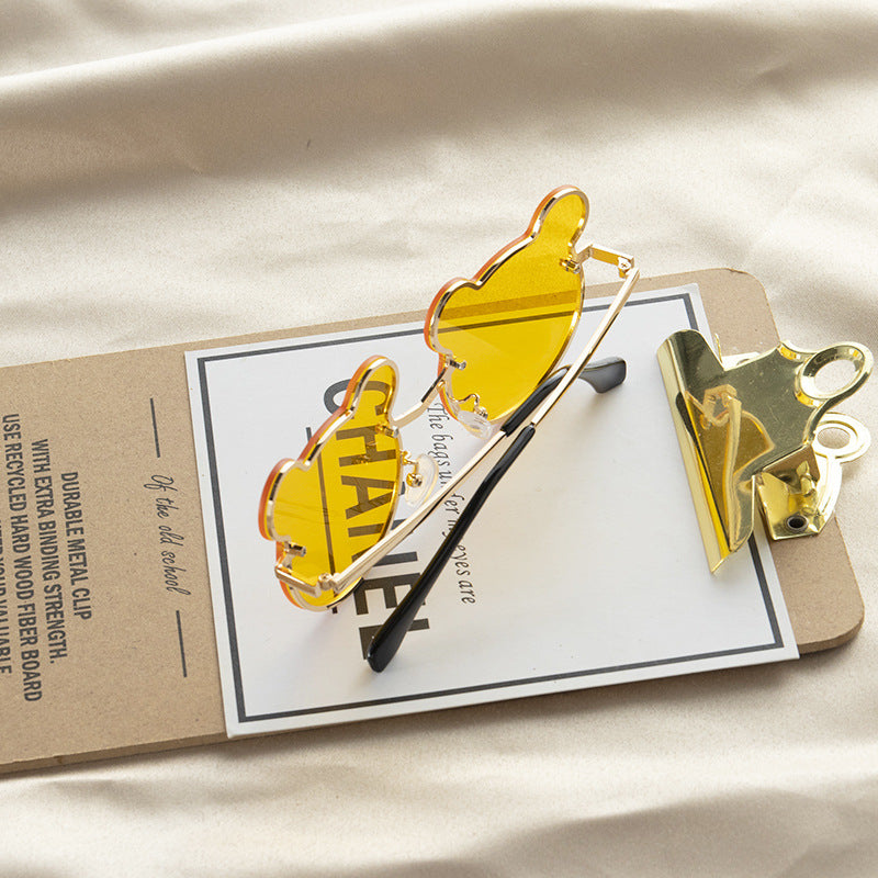 Girls Colorful Lenses Cartoon Frame Shape Fashion Sunglasses, MyKids-USA®, Sunglasses, MyKids-USA -  -  -  -  -  -  - 