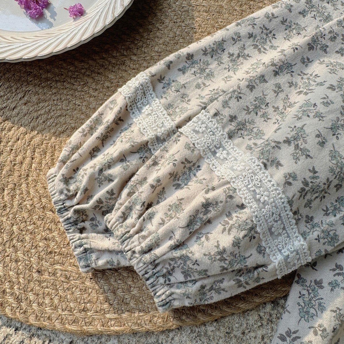 Arrival Autumn Girls Cute Flowers and Lace Embroidery Pattern Long Sleeves Crew Neck Dress, MyKids-USA®, Baby & Toddler Dresses, MyKids-USA -  -  -  -  -  -  - 