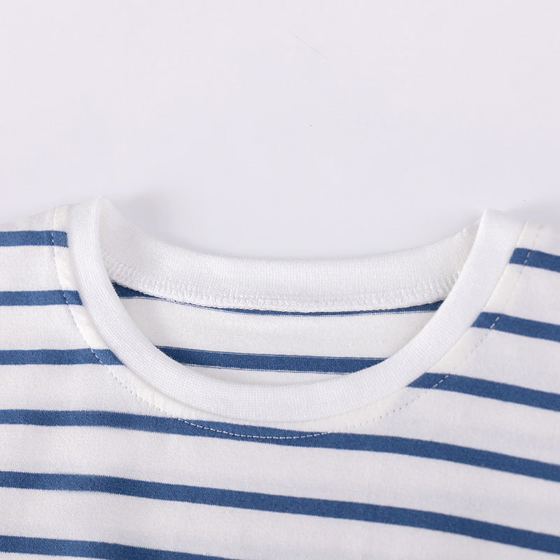 Summer Arrival Cartoon and Striped Pattern Short Sleeves Dress for Stylish Girls, MyKids-USA®, Baby & Toddler Dresses, MyKids-USA -  -  -  -  -  -  - .