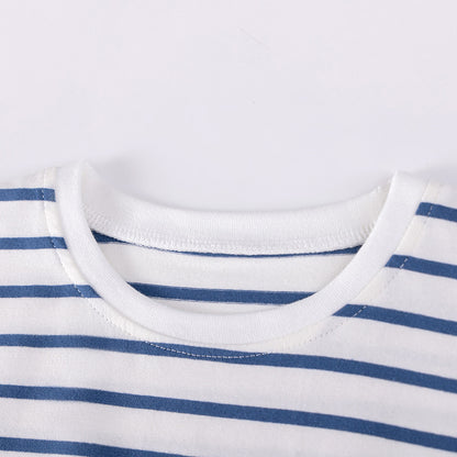 Summer Arrival Cartoon and Striped Pattern Short Sleeves Dress for Stylish Girls, MyKids-USA®, Baby & Toddler Dresses, MyKids-USA -  -  -  -  -  -  - .