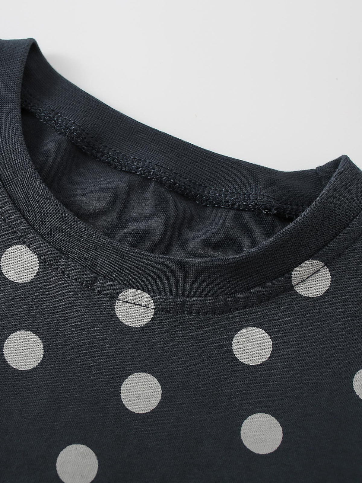 MyKids-USA® Spring and Autumn Baby Kids Girls Polka Dots Pattern Long Sleeves Top