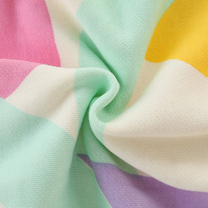 European and American Style Girls’ Hooded Zip-up Color Patchwork Coat with Long Sleeves, MyKids-USA®, Baby & Toddler Outerwear, MyKids-USA -  -  -  -  -  -  - 