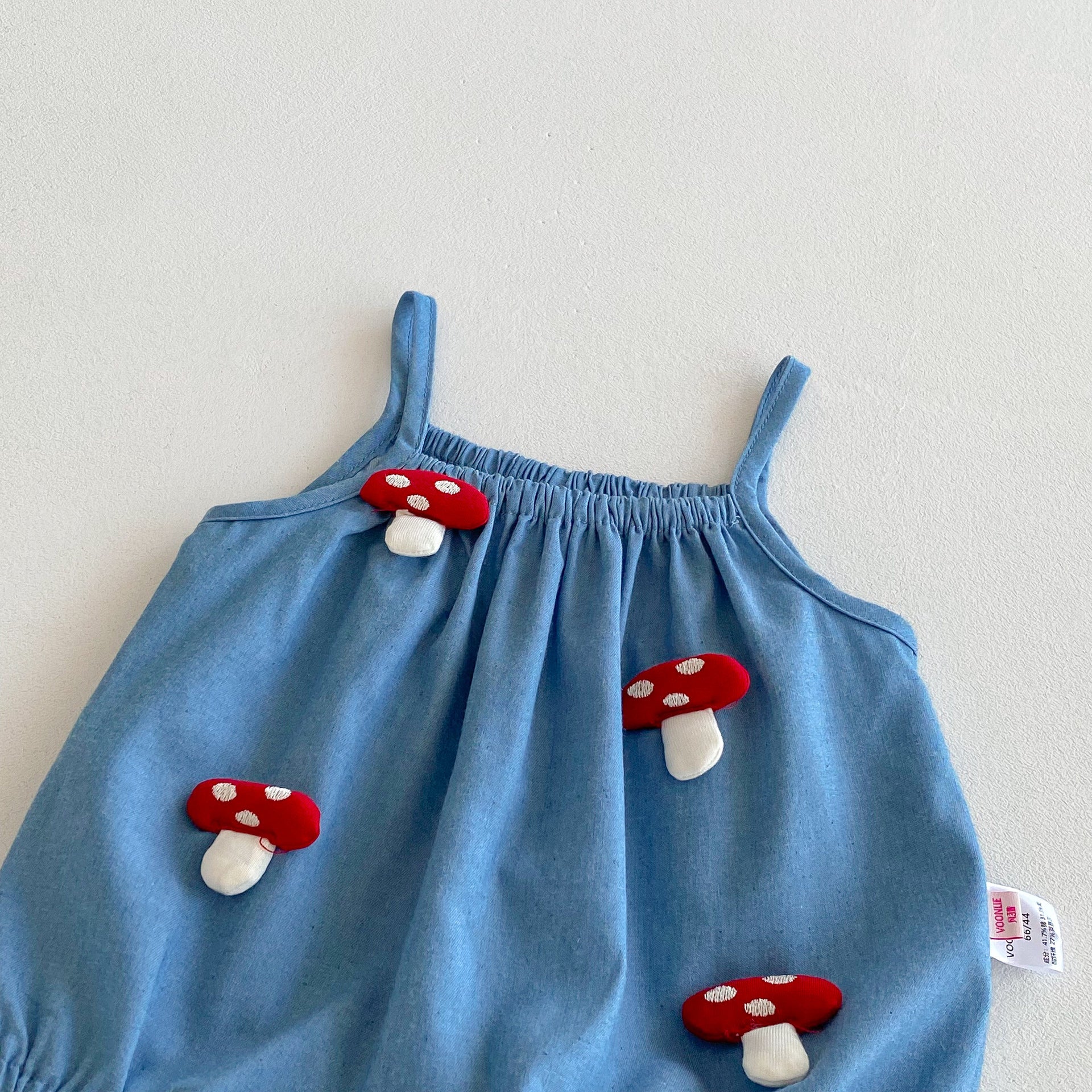 Summer Arrival Baby Girls Sleeveless Mushrooms Pattern Bodysuit, MyKids-USA®, Baby & Children's One-Pieces, MyKids-USA -  -  -  -  -  -  - .