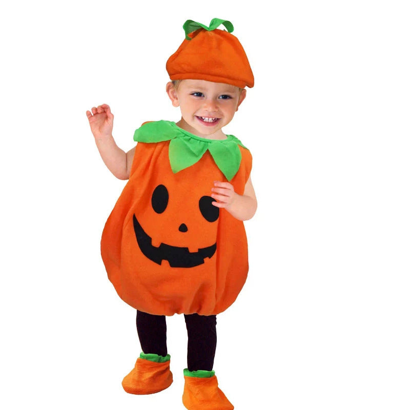 Baby Halloween Pumpkin Clothes Cosplay Costume Sets