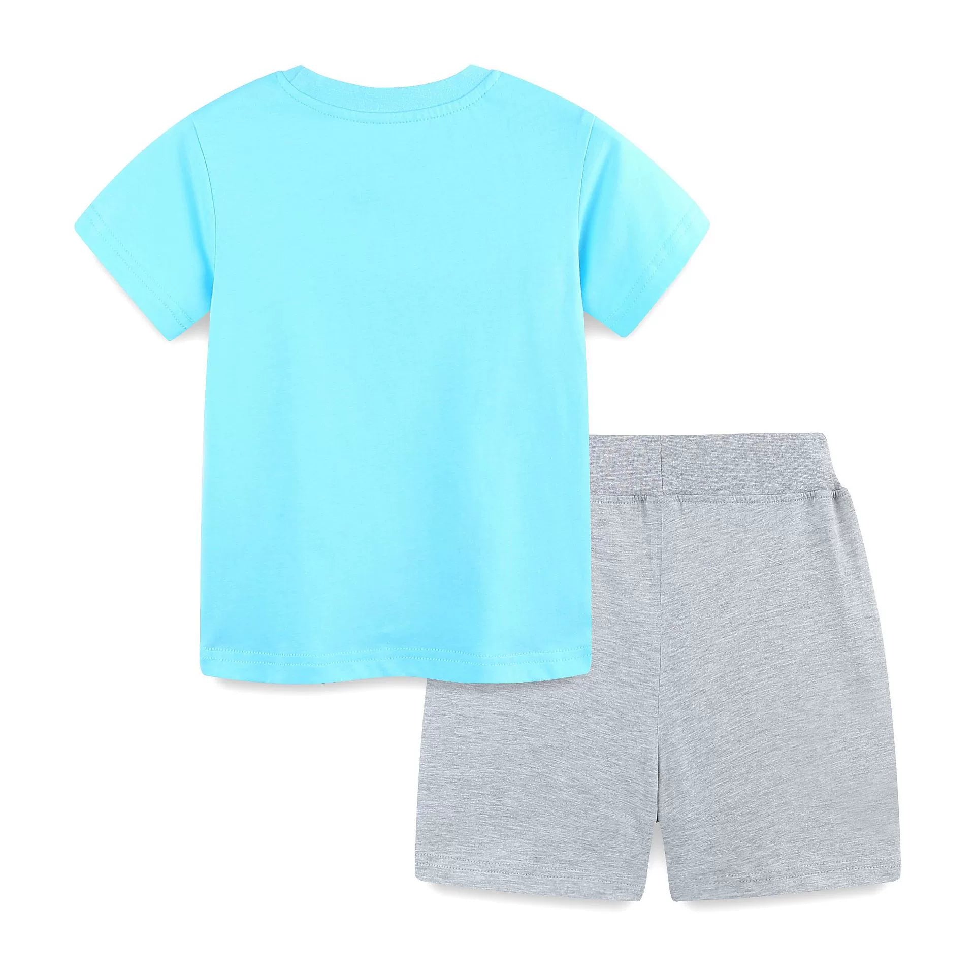 Summer Baby Kids Cartoon Marine Animals Pattern T-shirt and Plain Shorts Casual Clothing Set for Boys, MyKids-USA®, Baby & Toddler Outfits, MyKids-USA -  -  -  -  -  -  - 