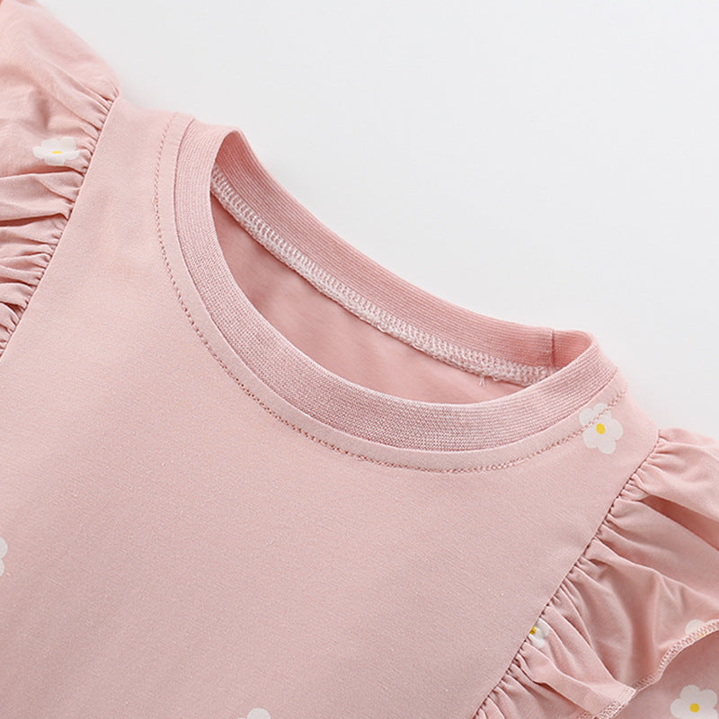 Summer Arrival Red Strawberry Cartoon Pattern Short Sleeves Cute Dress for Stylish Girls, MyKids-USA®, Baby & Toddler Dresses, MyKids-USA -  -  -  -  -  -  - 