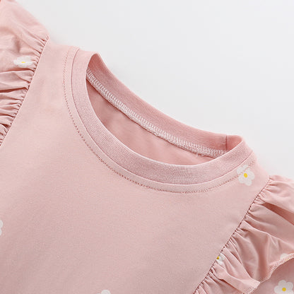 Summer Arrival Red Strawberry Cartoon Pattern Short Sleeves Cute Dress for Stylish Girls, MyKids-USA®, Baby & Toddler Dresses, MyKids-USA -  -  -  -  -  -  - 