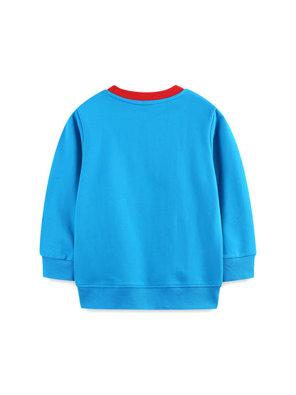 Autumn and Spring Arrival Animals Cartoon Pattern Long Sleeves Pullover for Boys