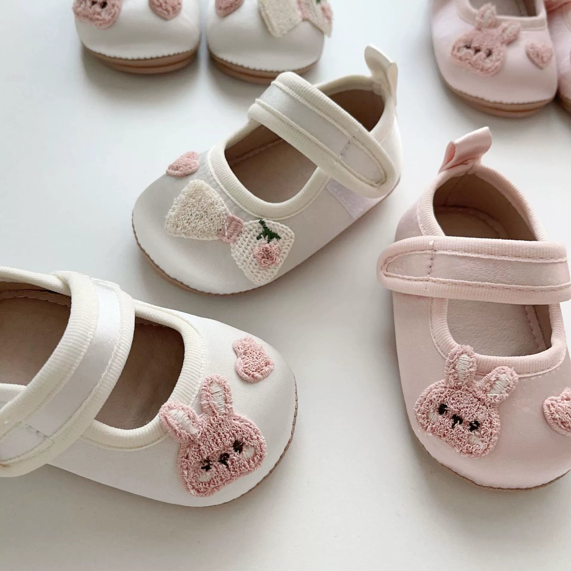 Spring and Autumn Baby Girl Fashion Rabbit and Heart Pattern Toddler Soft-Sole Anti-slip Walking Shoes, MyKids-USA®, First Steps & Crawlers, MyKids-USA -  -  -  -  -  -  - 