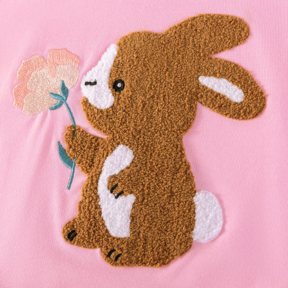 Summer Girls’ Cartoon Rabbit Pattern T-shirt in European and American Style, MyKids-USA®, T-Shirts, MyKids-USA -  -  -  -  -  -  - .