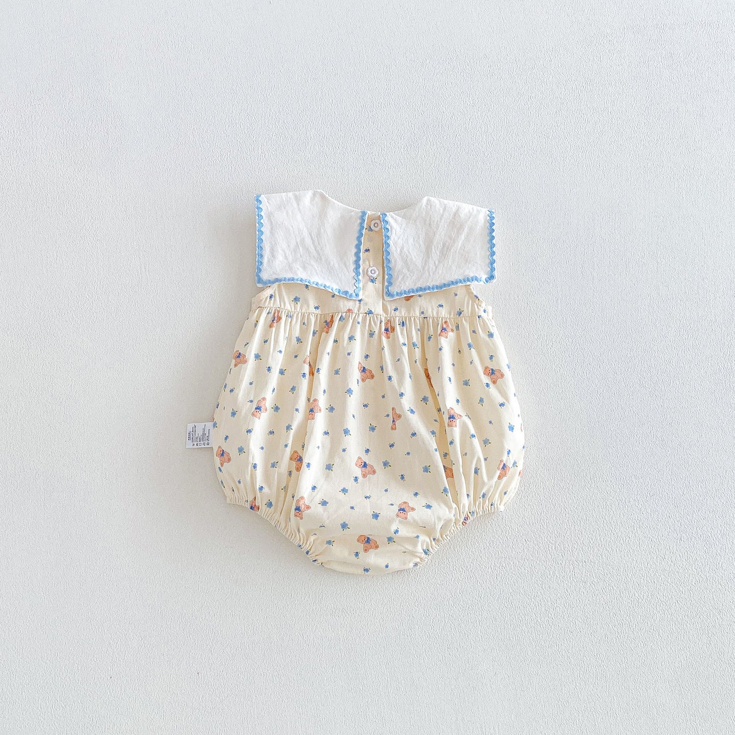 Design Summer Baby Kids Girls Sleeveless Teddy and Floral Pattern Bodysuit, MyKids-USA®, Baby & Children's One-Pieces, MyKids-USA -  -  -  -  -  -  - .