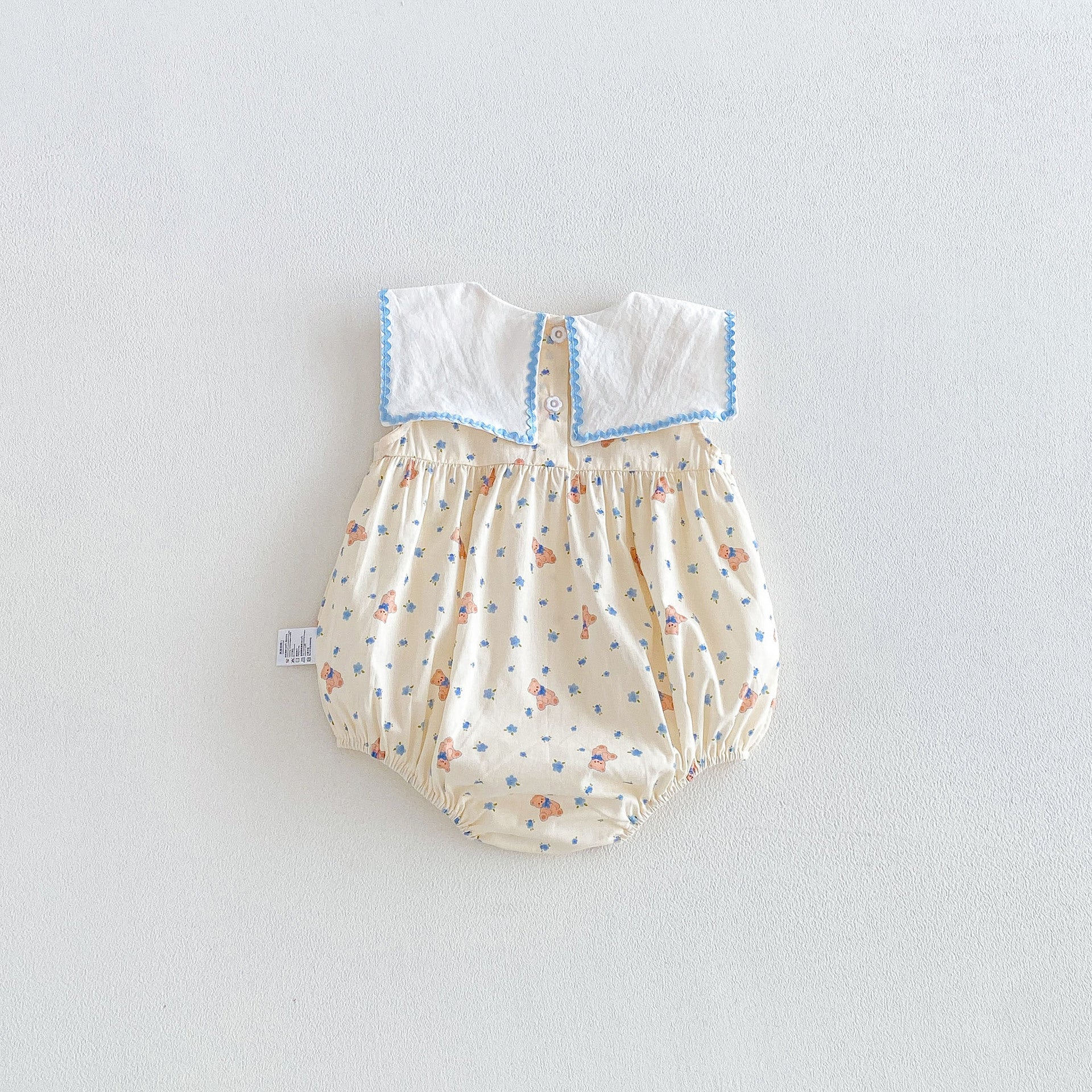 Design Summer Baby Kids Girls Sleeveless Teddy and Floral Pattern Bodysuit, MyKids-USA®, Baby & Children's One-Pieces, MyKids-USA -  -  -  -  -  -  - .