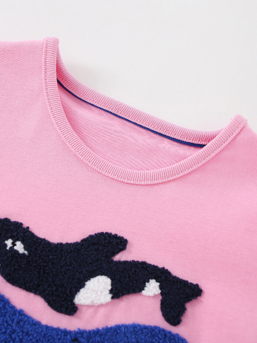 Summer Girls’ Animals Cartoon Pattern T-shirt in European and American Style, MyKids-USA®, T-Shirts, MyKids-USA -  -  -  -  -  -  - .