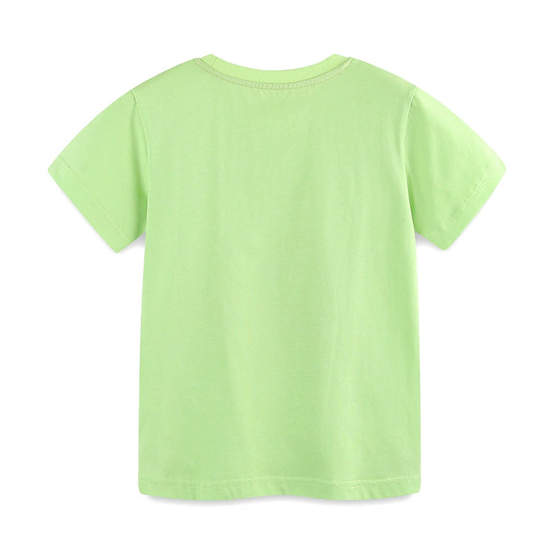 Summer Boys’ Dinosaurs Animals Cartoon Pattern T-shirt in European and American Style, MyKids-USA®, Baby & Toddler Tops, MyKids-USA -  -  -  -  -  -  - 