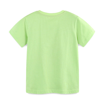 Summer Boys’ Dinosaurs Animals Cartoon Pattern T-shirt in European and American Style, MyKids-USA®, Baby & Toddler Tops, MyKids-USA -  -  -  -  -  -  - 