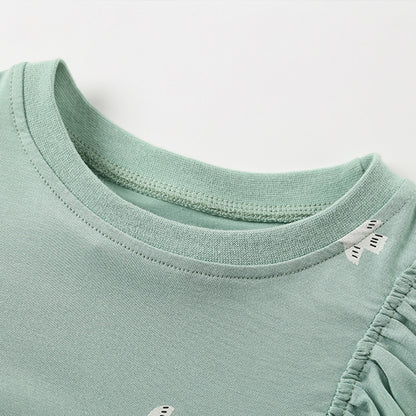 Summer Arrival Birds Pattern Short Sleeves Cute Dress for Stylish Girls, MyKids-USA®, Baby & Toddler Dresses, MyKids-USA -  -  -  -  -  -  - 