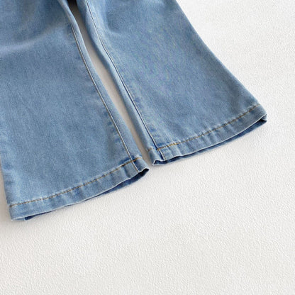 Autumn and Spring Arrival Casual American Style Lace Color Patchwork Denim Pants Wholesale, MyKids-USA®, Jeans, MyKids-USA -  -  -  -  -  -  - 