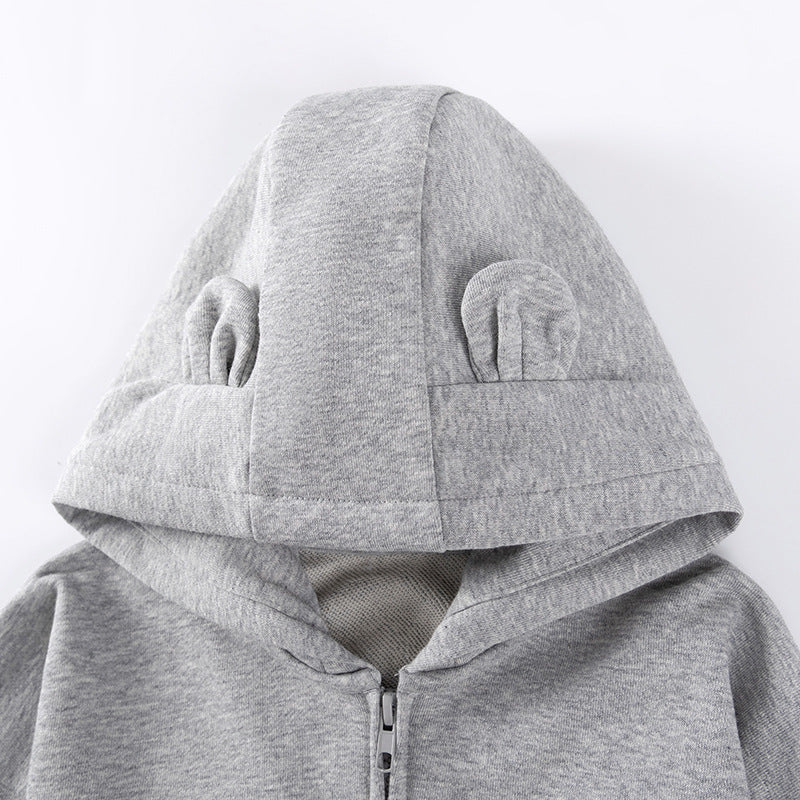 Winter and Autumn Girls Animals Cartoon Pattern Long Sleeves Zip-up Hooded Coat, MyKids-USA®, Baby & Toddler Coats & Jackets, MyKids-USA -  -  -  -  -  -  - 