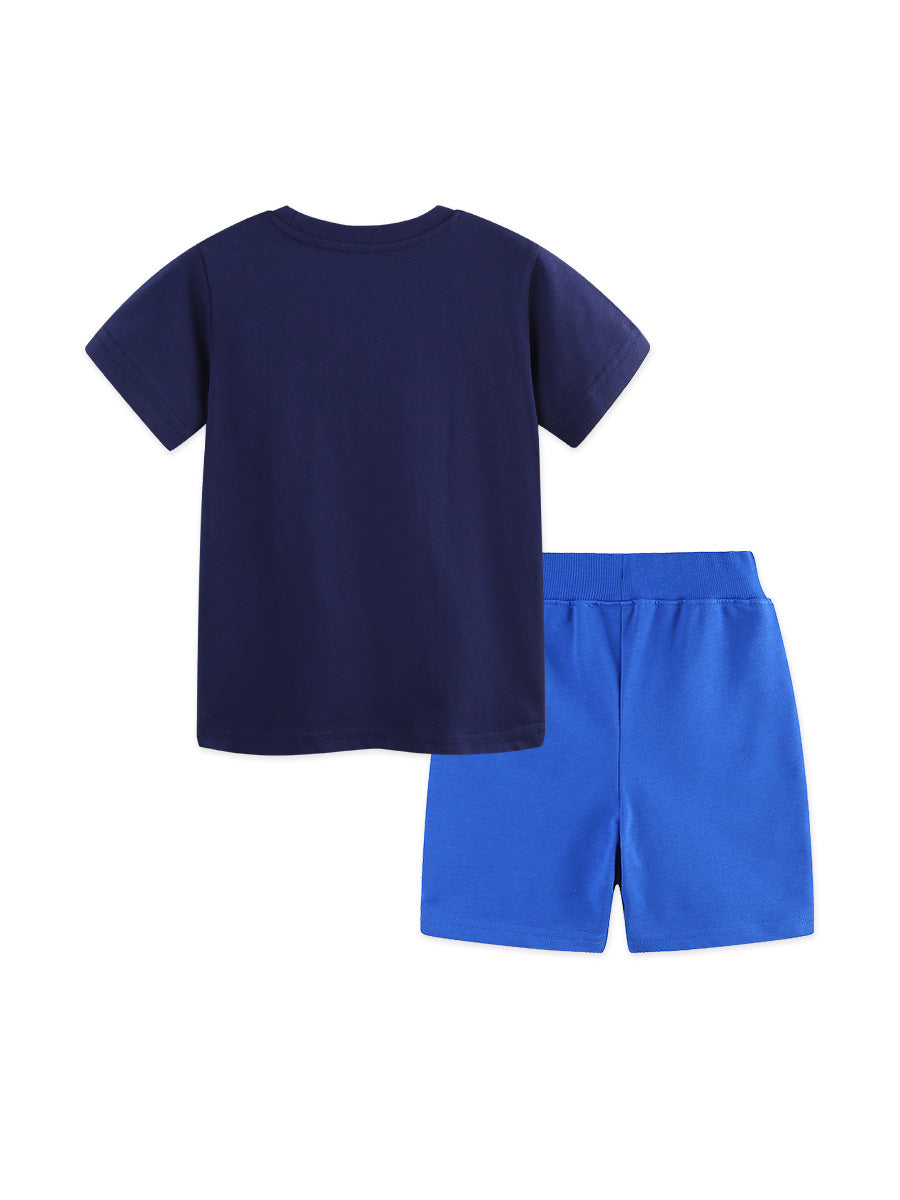Arrival Summer Baby Kids Boys Short Sleeves Cartoon Pattern T-shirt and Shorts Clothing Set, MyKids-USA®, Baby & Children's Outfits, MyKids-USA -  -  -  -  -  -  - .