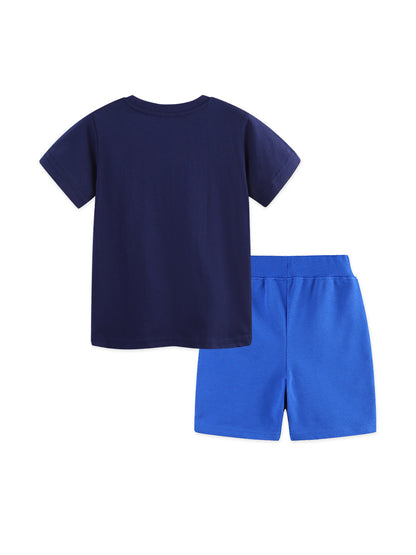 Arrival Summer Baby Kids Boys Short Sleeves Cartoon Pattern T-shirt and Shorts Clothing Set, MyKids-USA®, Baby & Children's Outfits, MyKids-USA -  -  -  -  -  -  - .